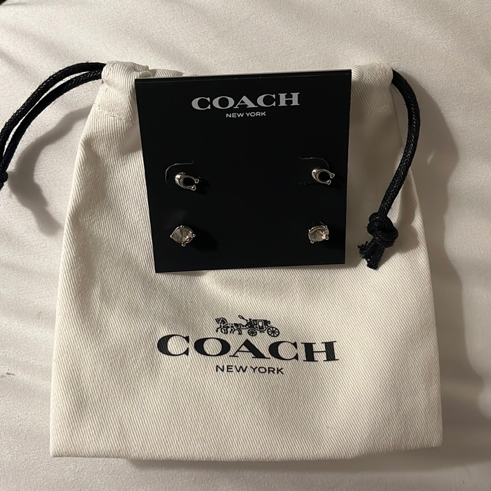 COACH Original C Stud Earring